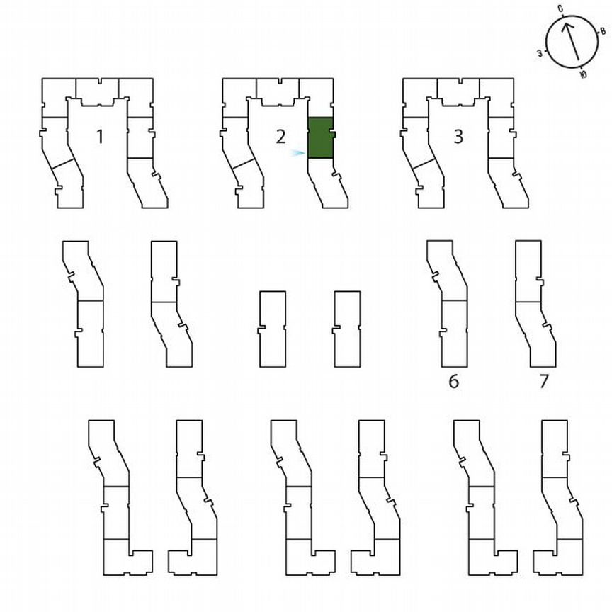 1-к. квартира, 34,3 м², 3/3 эт.