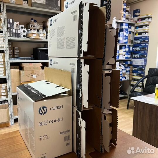 Коробки оригинальных картриджей HP 59A, 59X, 147X