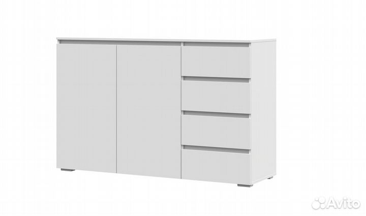 Комод с ящиками и распашными створками