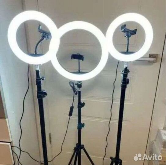 Кольцевая лампа + штатив + доставка