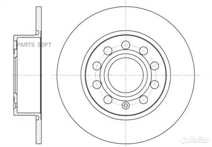 Road house 664900 Диск тормозной