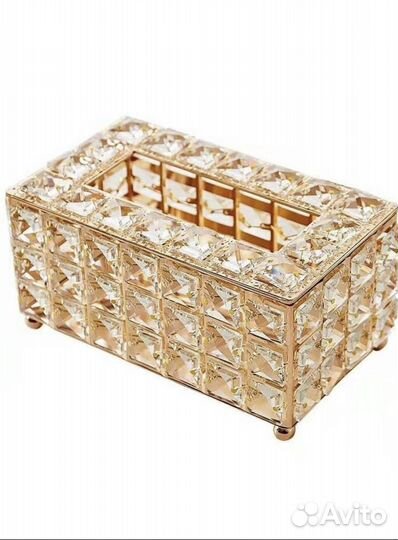 Салфетница золотая серебряная интерьерная новая