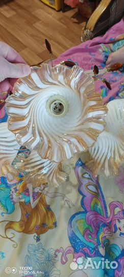 Люстра потолочная бу