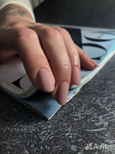 Маникюр с покрытием, наращивание