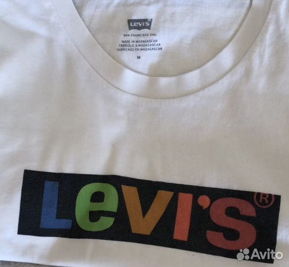 Футболка levi s мужская,размер М