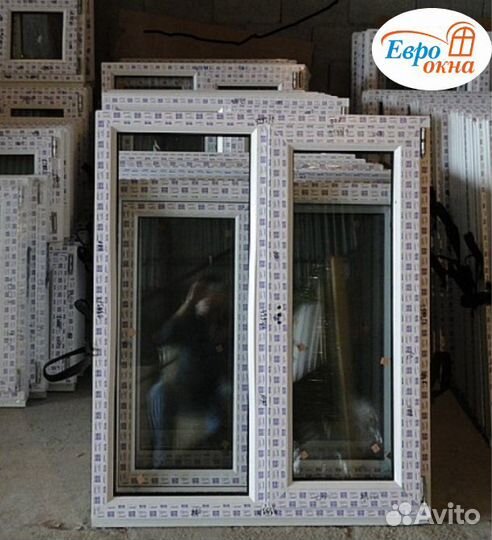 Окна пластиковые не б/у