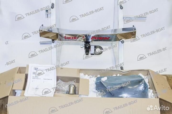 Фаркоп Mitsubishi Pajero Sport 3 2016-н в, рама и крюк шар 50 мм, 27141