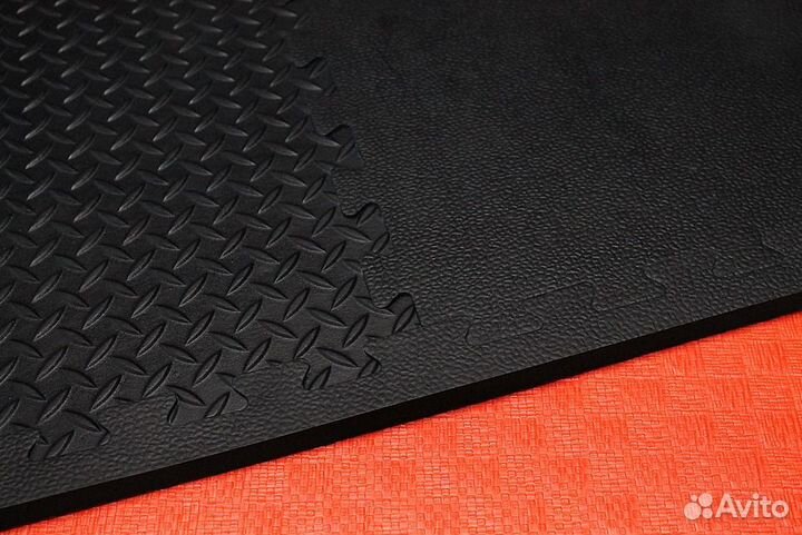 Покрытие для домашнего спортзала (80 шор, 45х45х1