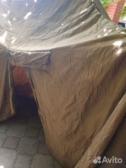 Палатка камуфляжная туристическая СССР