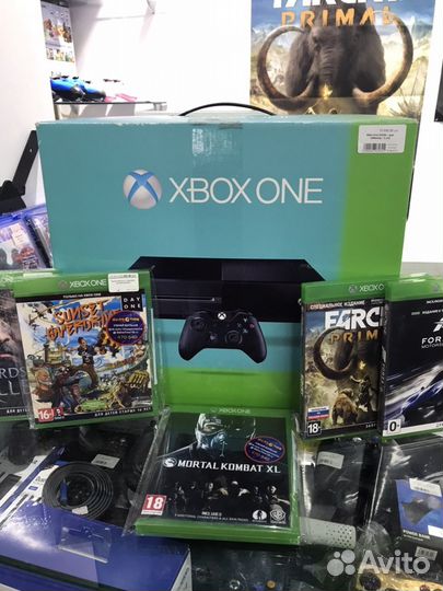 Xbox One 500гб + 1 игра + гарантия