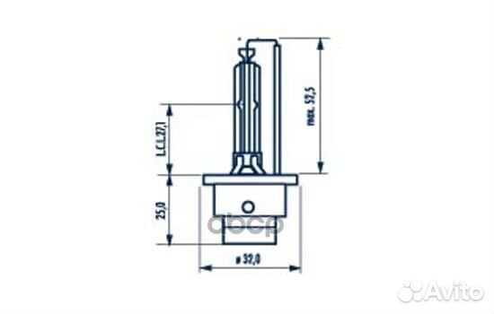 Лампа ксеноновая D4S 12V 35W 