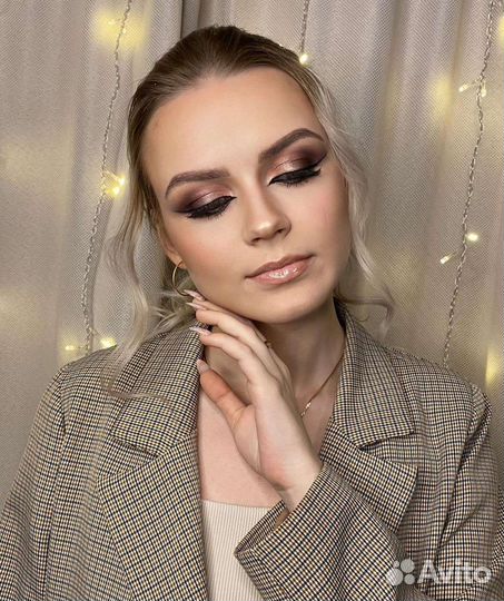 Макияж и прическа полный образ