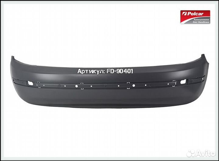 Бампер задний под покраску Skoda Fabia 1 поколение