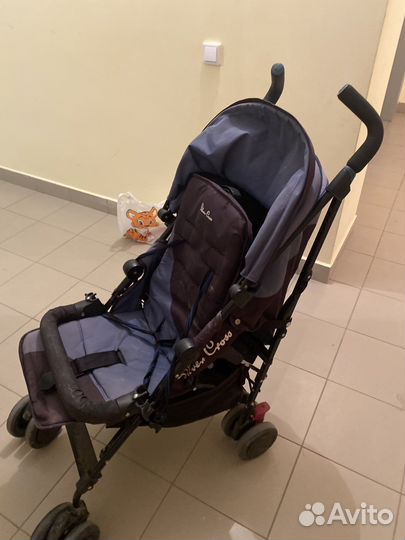 Коляска прогулочная трость silver cross pop