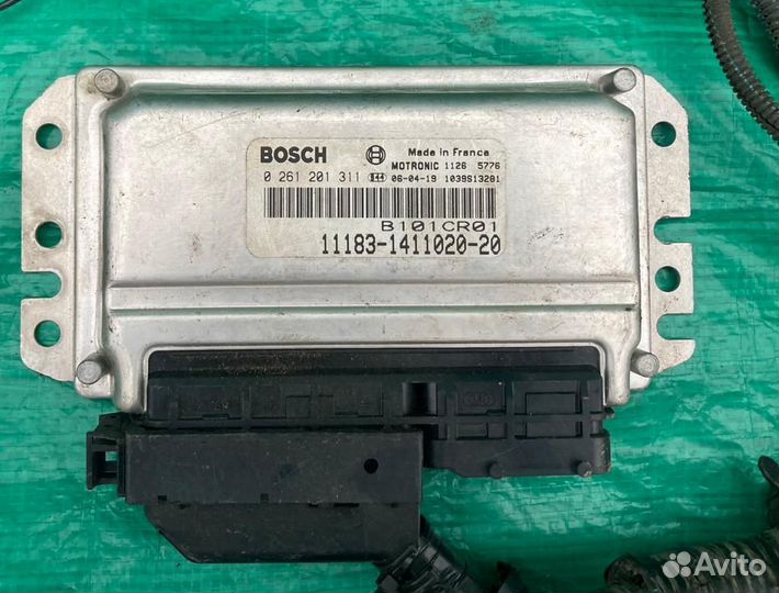 Эбу с проводкой LADA Kalina 1118