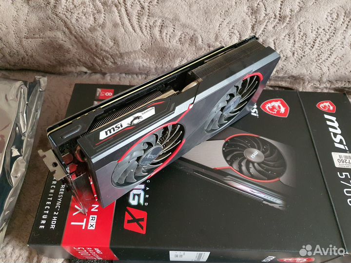 Видеокарта 5700XT MSI Gaming X