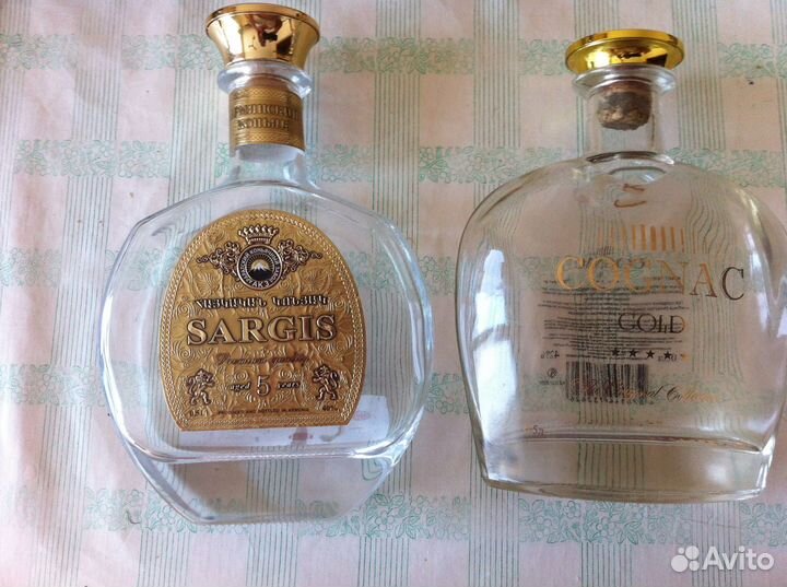 Бутылки для декора и подарочные упаковки