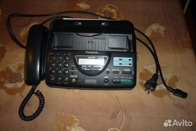 Телефон факс Panasonic KX-FT25