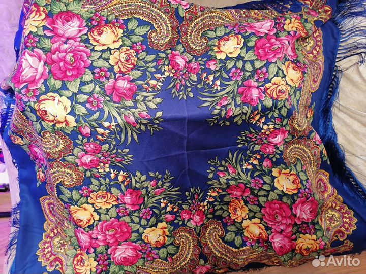 Платок шаль павлопосадский