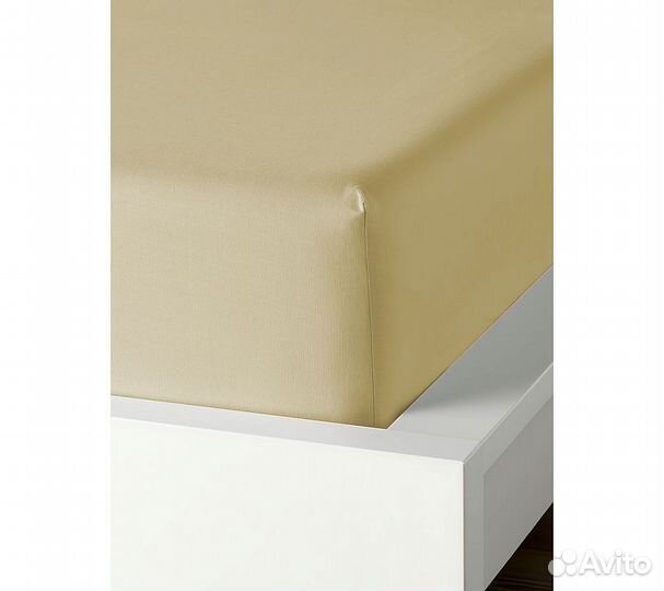 Простынь GoodNight Сатин 180х200х20 Шампань на рез