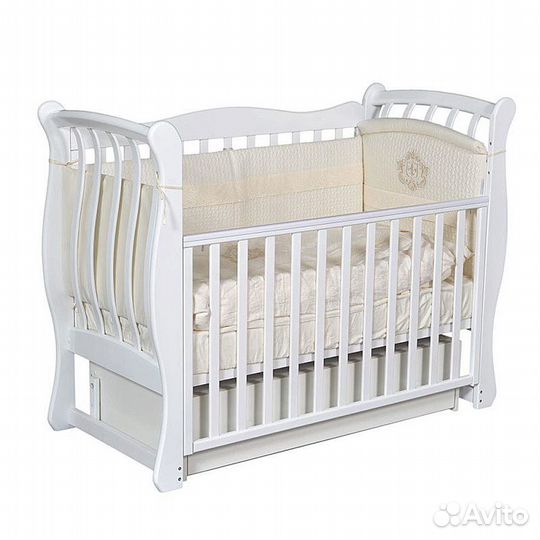 Детская кровать Luiza 3 белая