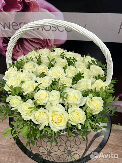 Цветы Букеты Роза с доставкой по Москве