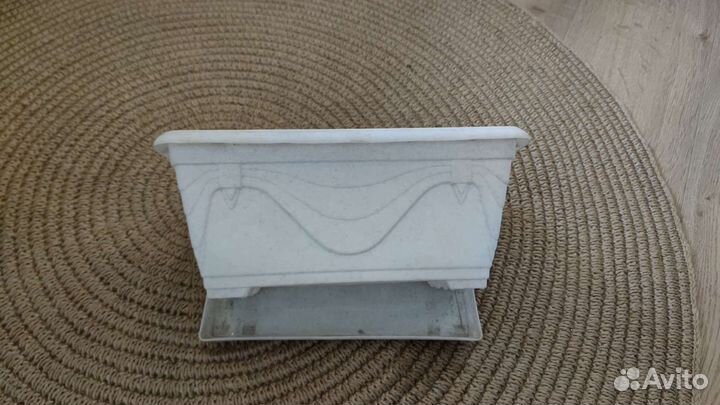 Горшок ящик для цветов пластик