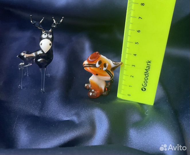 Фигурки цветное стекло