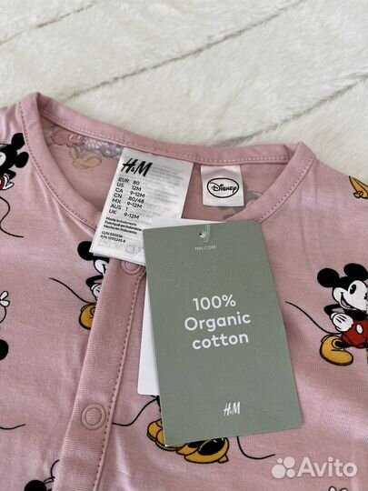 Комбинезон детский слип 80 р H&M новый