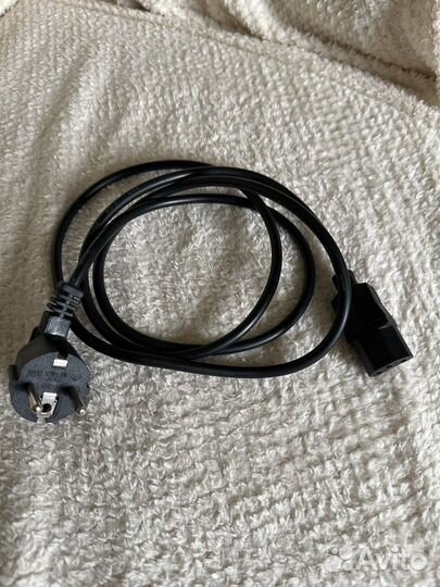 Кабель питания для компьютера, монитора. 1,5 м