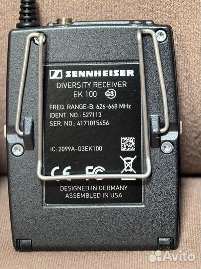 Радиосистема sennheiser ew100ENG G3-B