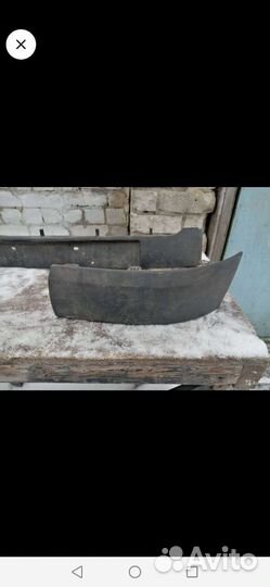 Заглушки накладки бампера рено символ