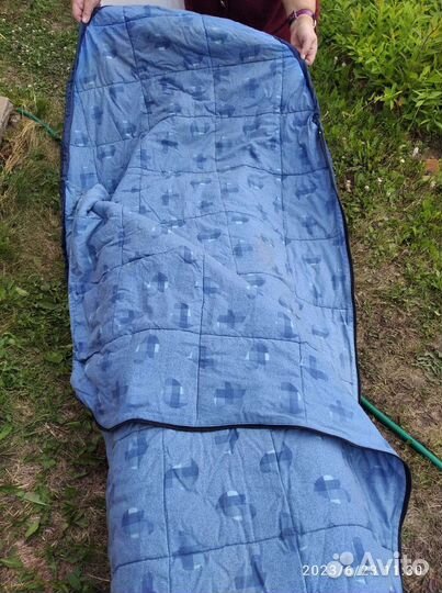 Спальный мешок внутри из шерсти