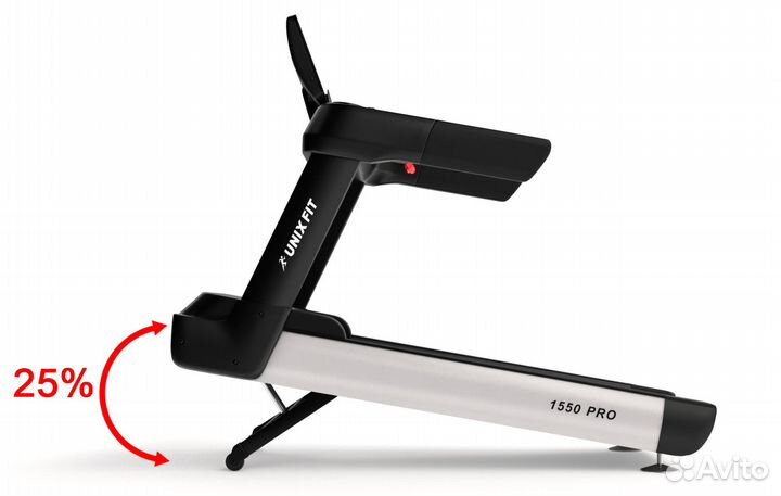 Беговая дорожка unix Fit T-1550 PRO (LED)