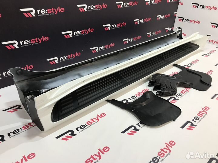 Пороги Toyota Land Cruiser Prado 150 Cтиль GX Бел