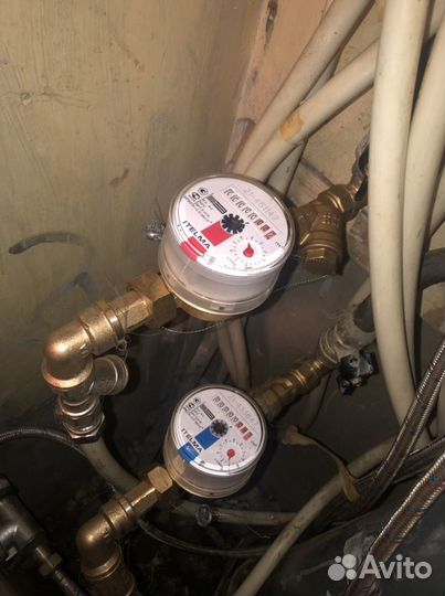 Поверка и Замена,установка счетчиков воды