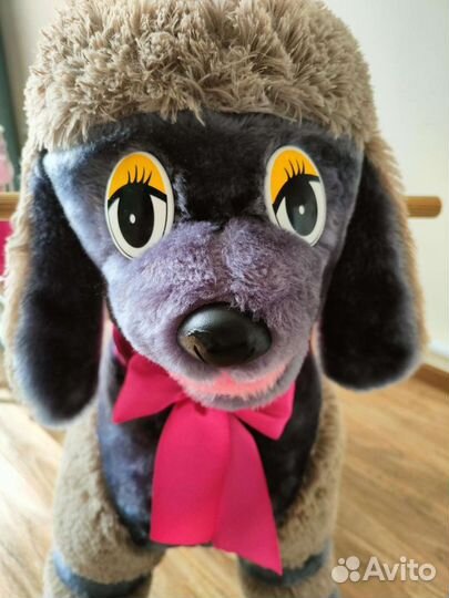 Мягкая игрушка собачка качалка