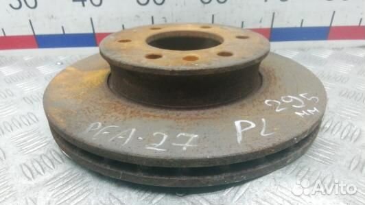 Диск тормозной передний mercedes benz sprinter 2