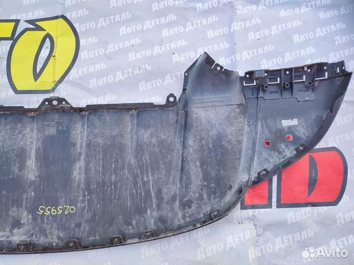 Спойлер переднего бампера Porsche Cayenne 2 2014