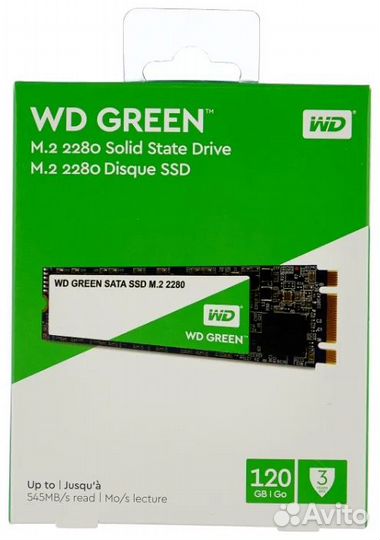 Твердотельный жесткий диск (SSD) Western digital W