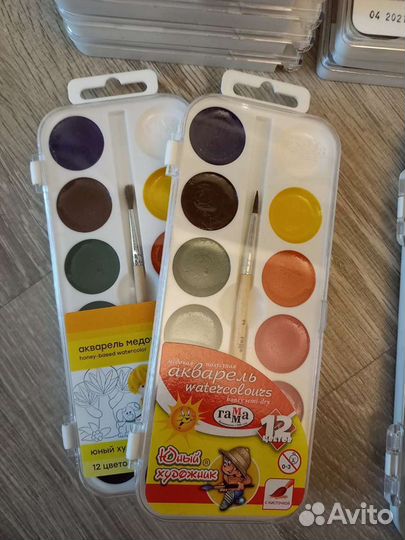 Краски акварельные луч, гамма