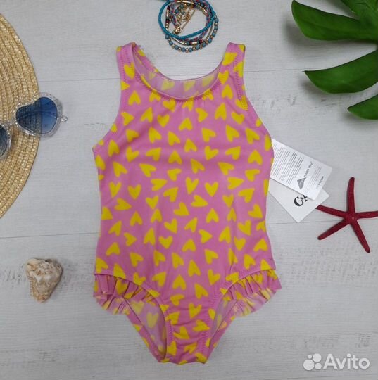 Ч13 Купальник слитный детский C&A от 92 Сток