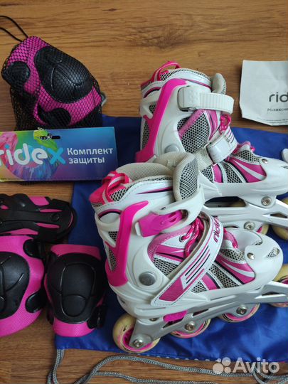 Роликовые коньки детские раздвижные