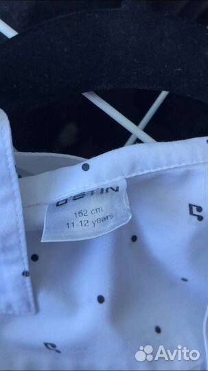 Рубашка для школы на девочку 152