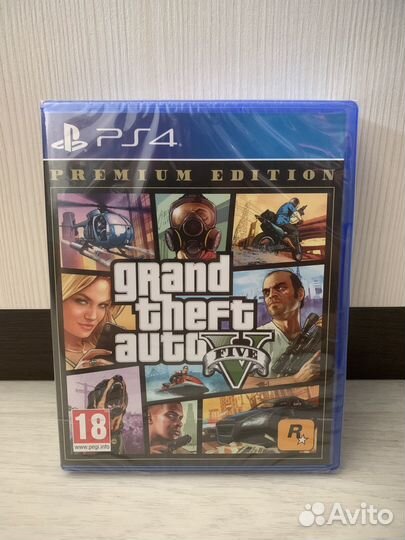 GTA V на PS4, новая запечатана