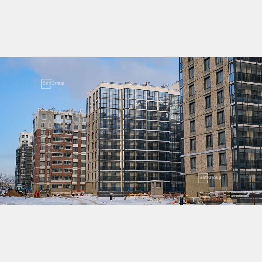 1-к. квартира, 34,4 м², 1/12 эт.