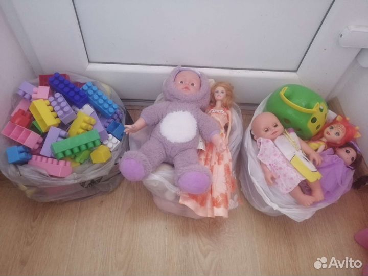 Игрушки пакетом для девочки