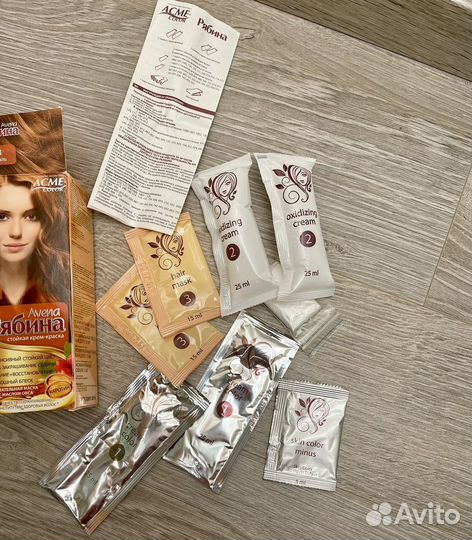 Краска для волос рыжий медный оттенок «Миндаль»