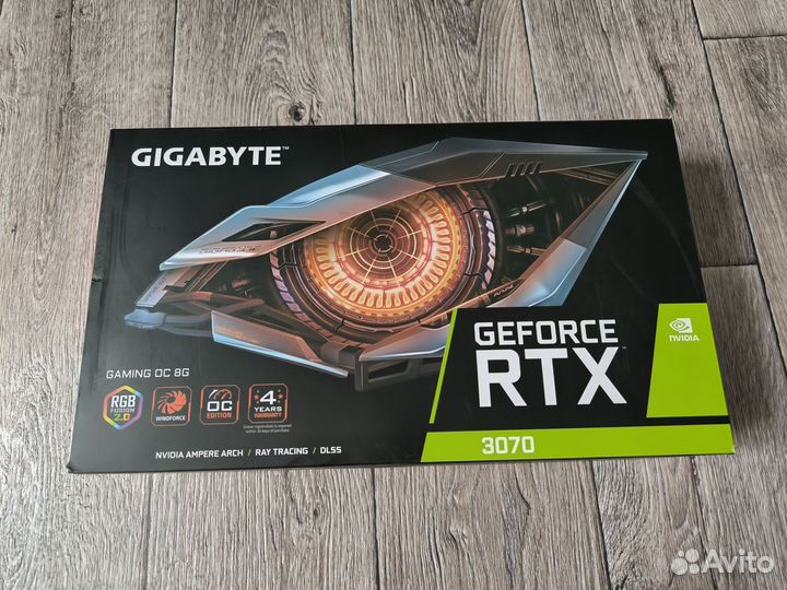 Видеокарта gigabyte GeForce RTX 3070 gaming OC