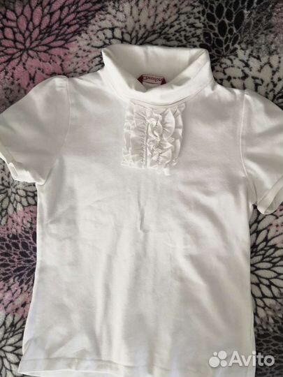 Блузка школьная 128